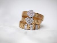 Stacking diamond bands: proportion, metal, and everyday wear